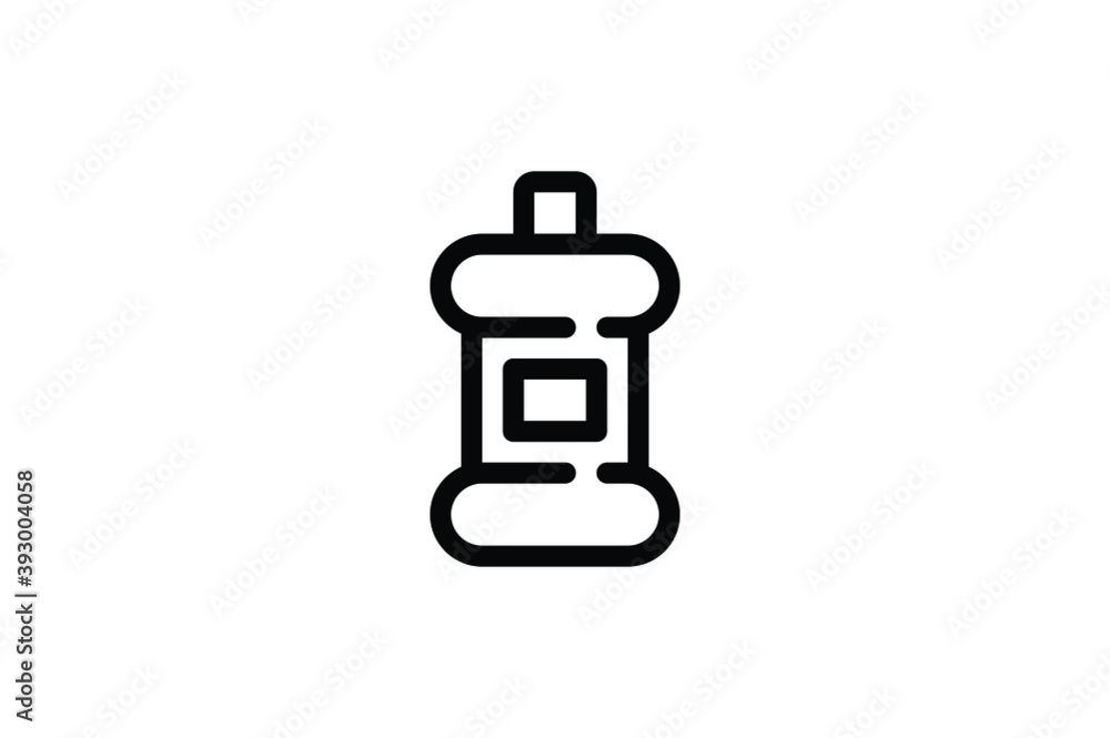Hygiene Outline Icon - Soap Bottle Hygiene Outline Icon - Soap Bottle