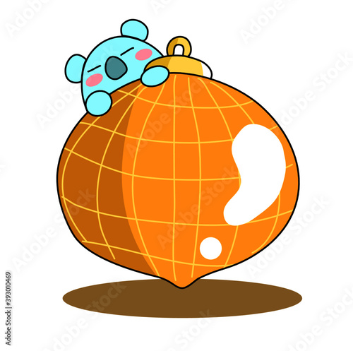illustration of a Christmas ball