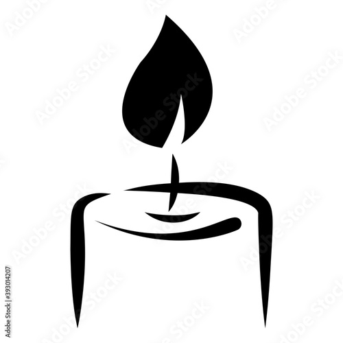 Candle Solid Design 
