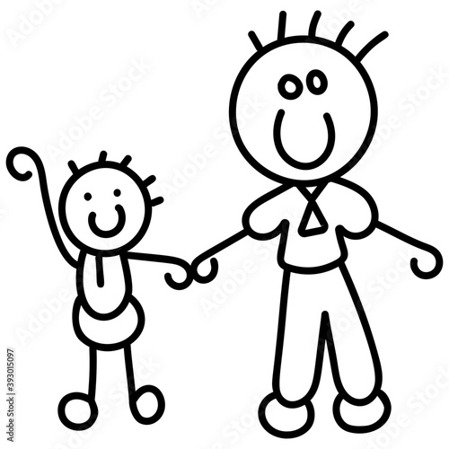 Father With Baby 