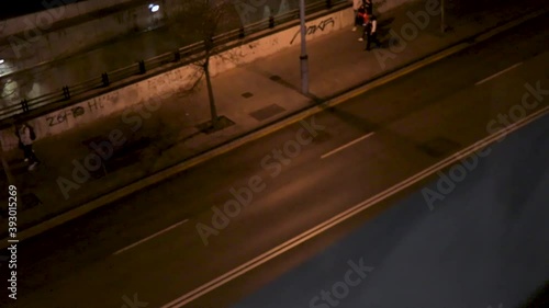 Wallpaper Mural A night timelapse of an urban environment at night Torontodigital.ca