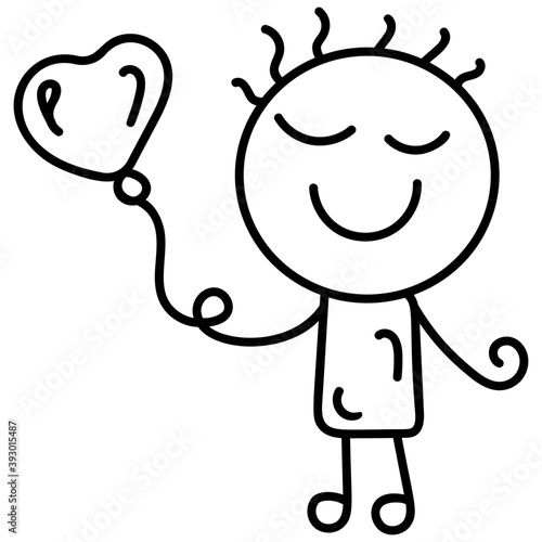 Kid with Balloon 