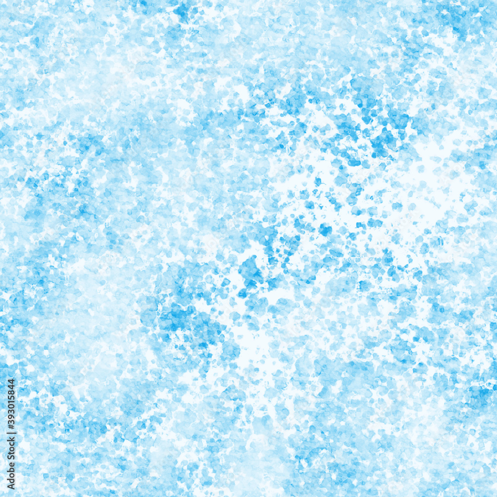 winter blue abstract ice and snow texture seamlesss pattern art resource background and backdrop
