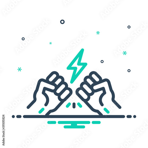 Mix  icon for controversy
