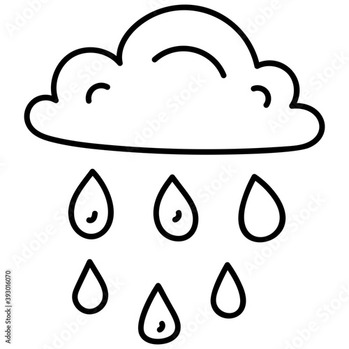 Rainy Weather Vector 