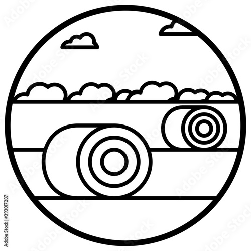 Hay Bales Vector 