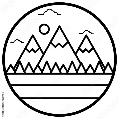 Hill Station Vector 
