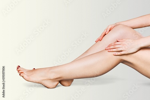 Beautiful thin female legs without hair © BillionPhotos.com