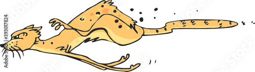 Illustration of a leopard