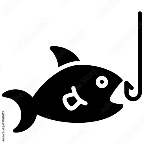 Trapped fish