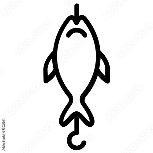 Trapped fish