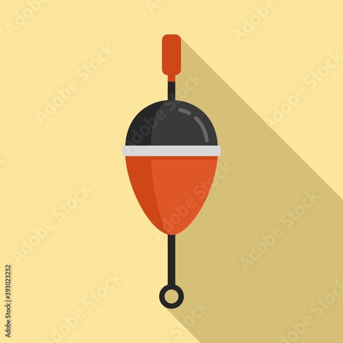 Bobber icon. Flat illustration of bobber vector icon for web design