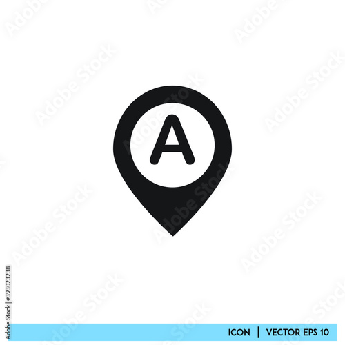 Free Download Icon vector graphic of mark point, mark location, good for template web app etc - GFXLoad