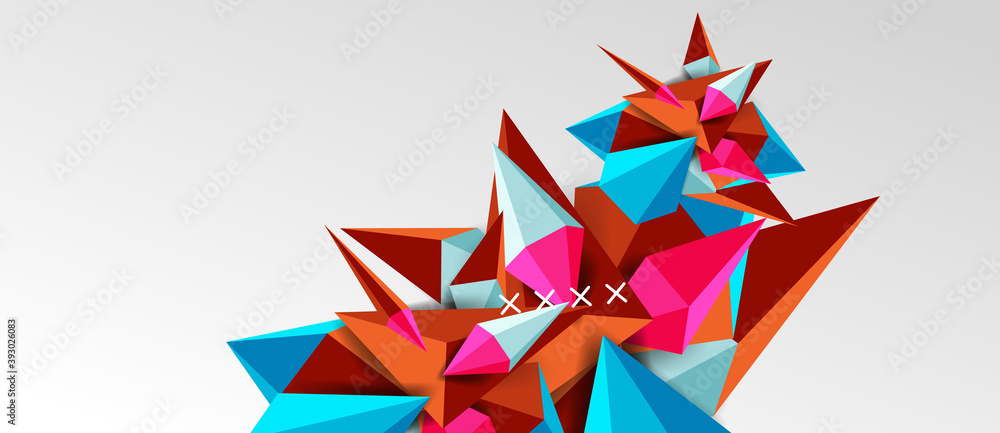 3d low poly abstract shape background vector illustration 3d low poly abstract shape background vector illustration