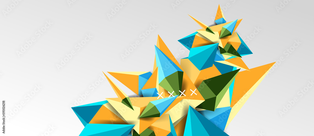 3d low poly abstract shape background vector illustration 3d low poly abstract shape background vector illustration