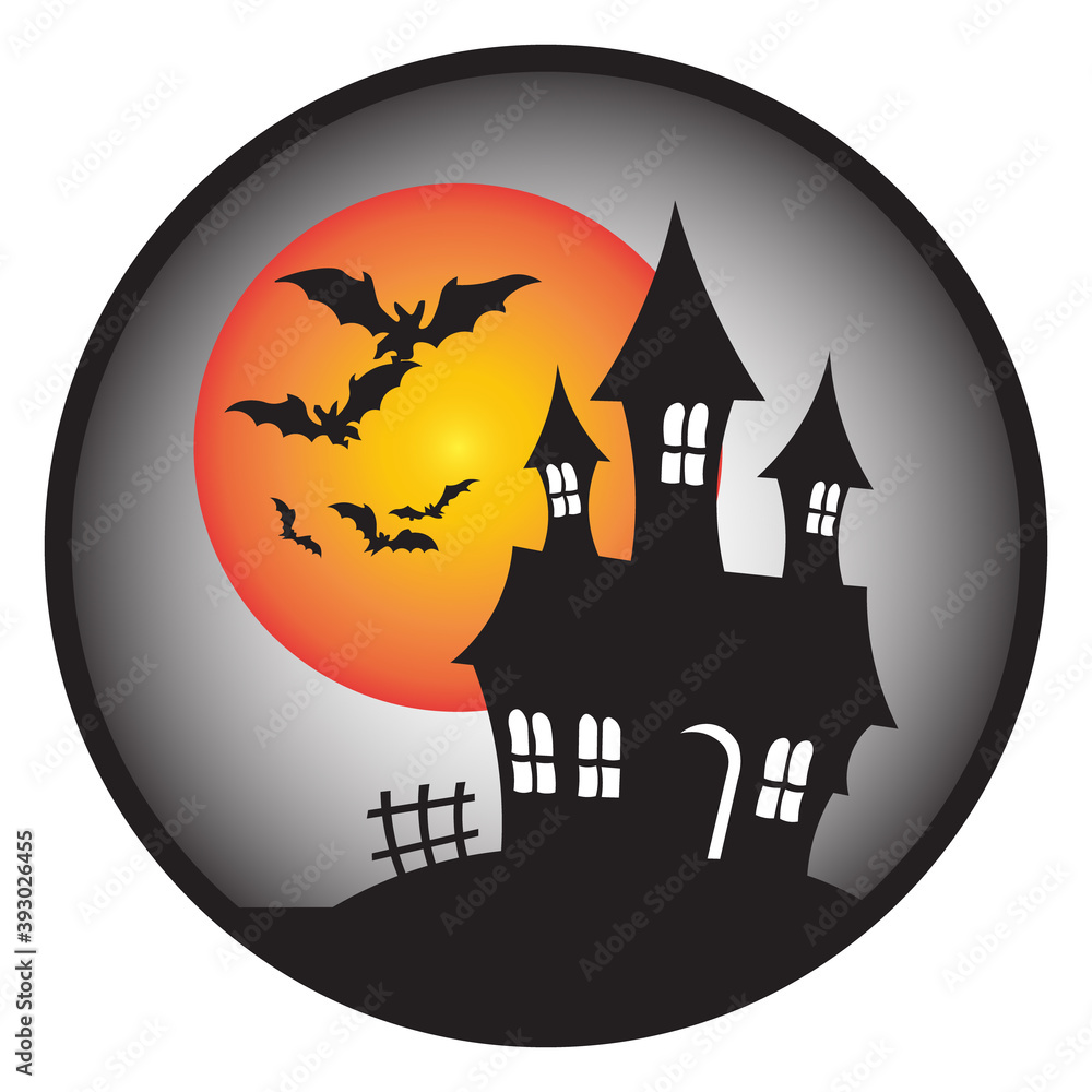 Halloween day celebration vector graphic illustration. It is suitable for application icons and web with the Helloween theme