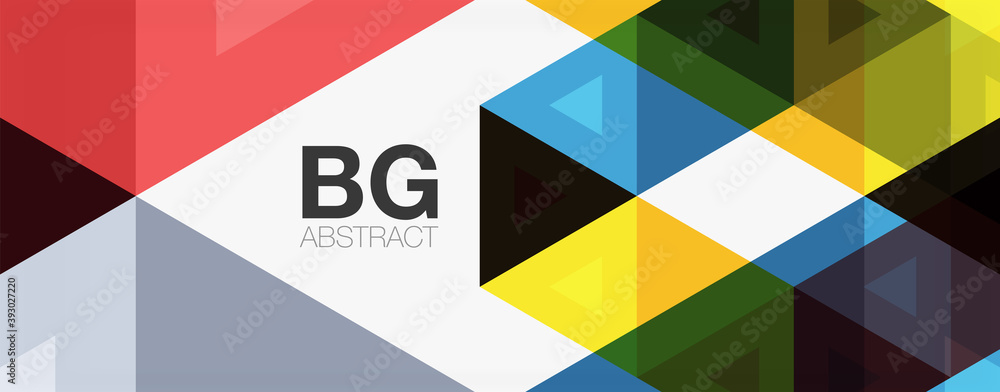 Mosaic triangle pattern abstract background for cover, banner, flyer and poster and other template Mosaic triangle pattern abstract background for cover, banner, flyer and poster and other template