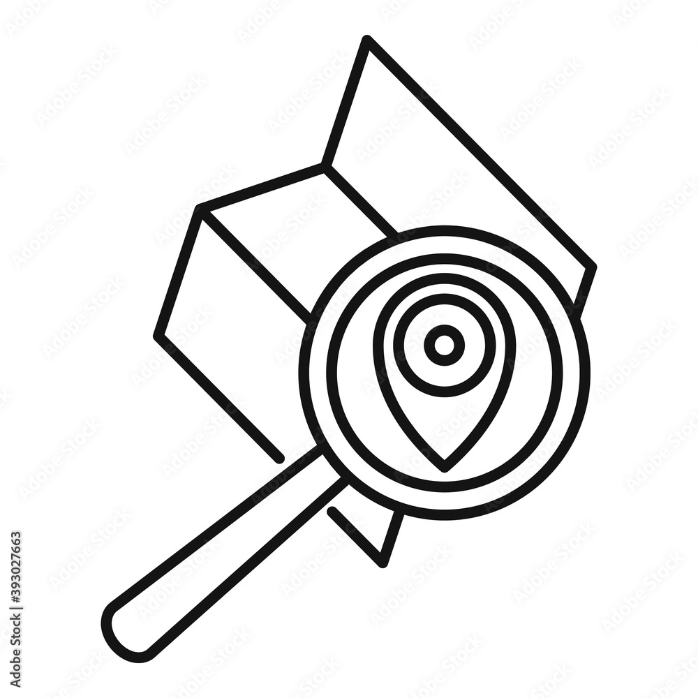 Guide map icon. Outline guide map vector icon for web design isolated on white background Guide map icon. Outline guide map vector icon for web design isolated on white background