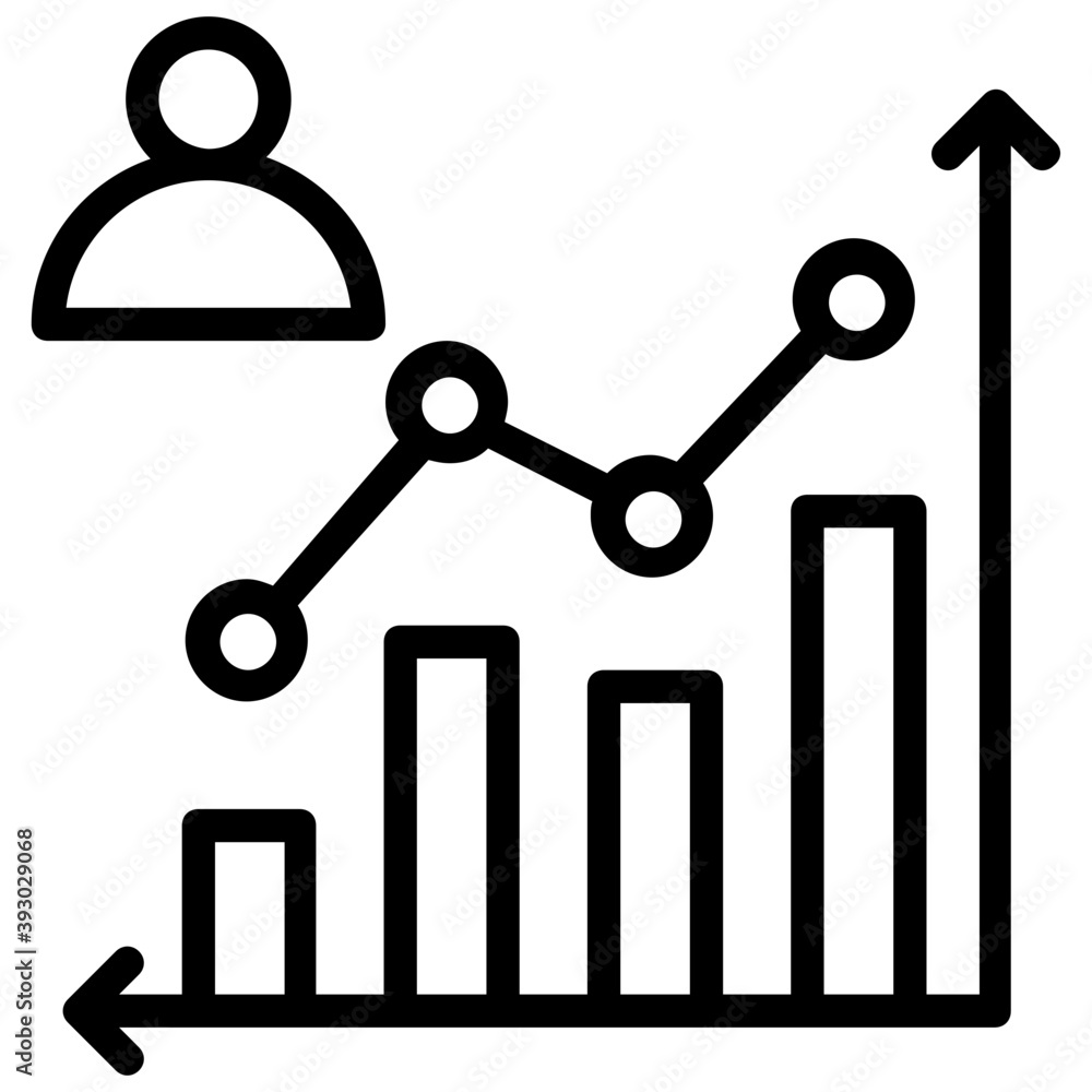 Infographics Data Visualization Analytics Line Vector Icons Infographics Data Visualization Analytics Line Vector Icons