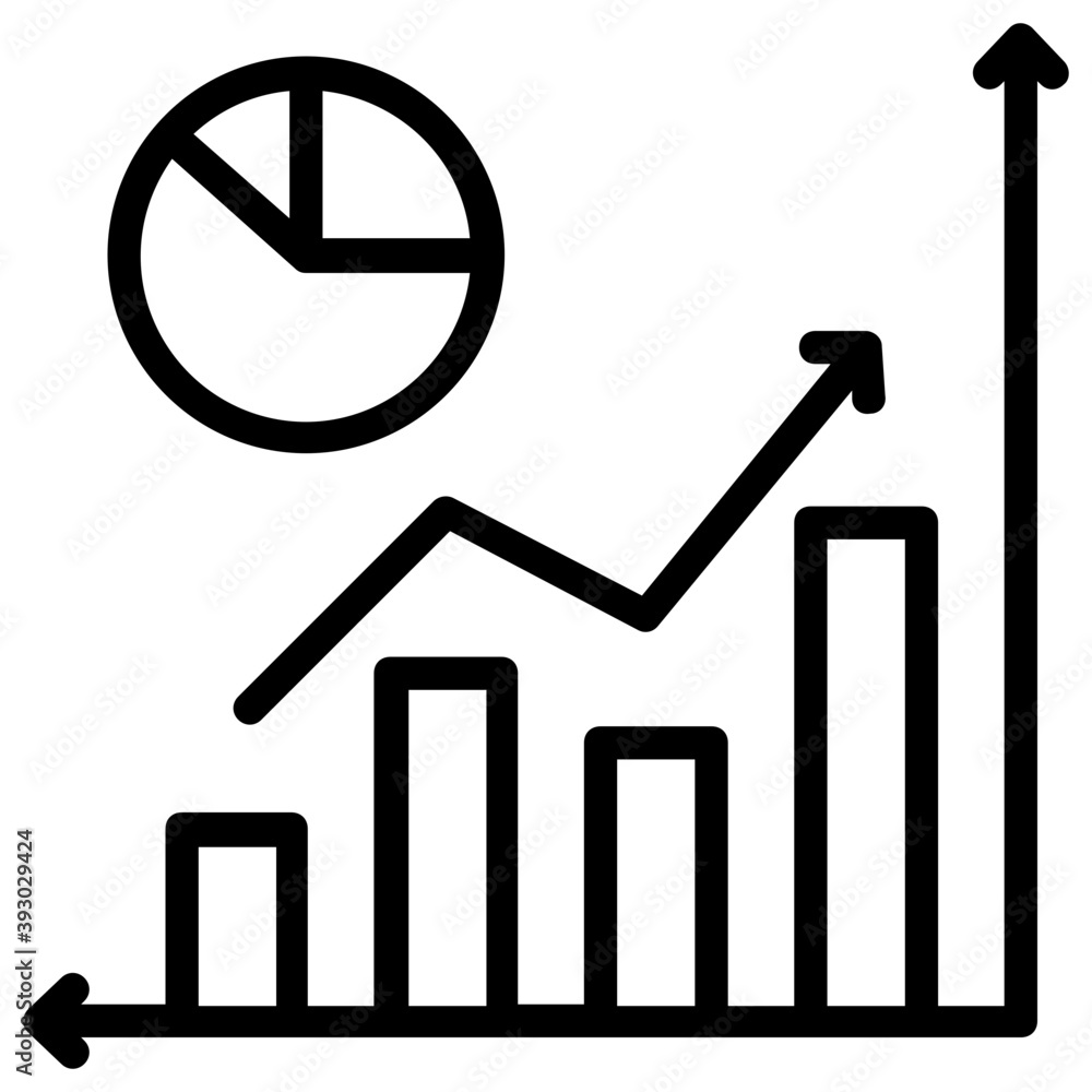 Infographics Data Visualization Analytics Line Vector Icons Infographics Data Visualization Analytics Line Vector Icons
