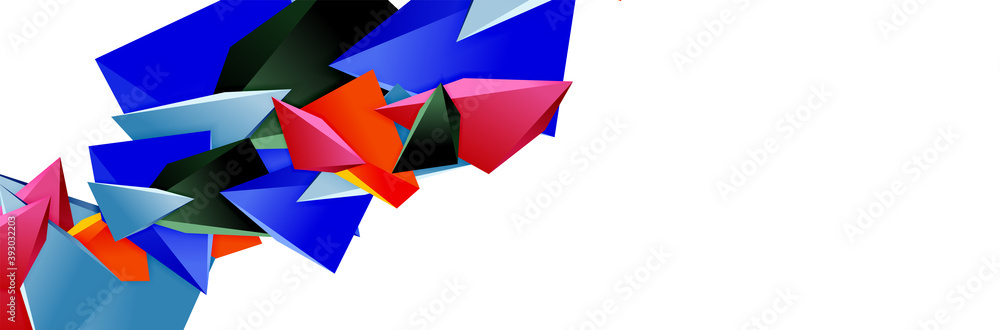 Triangle mosaic abstract background, 3d triangular low poly shapes. Geometric vector illustration for covers, banners, flyers and posters and other Triangle mosaic abstract background, 3d triangular low poly shapes. Geometric vector illustration for covers, banners, flyers and posters and other