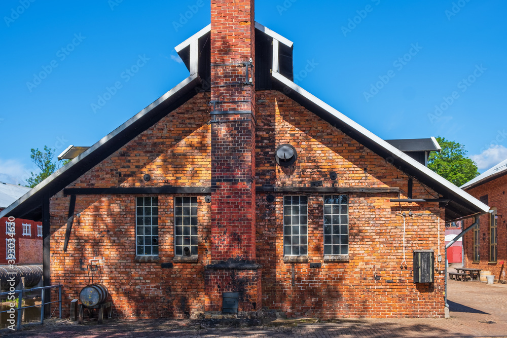 Fototapeta premium Old industrial building in brickstone