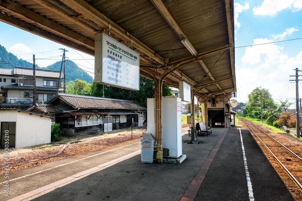 美濃市駅 プラットホーム 長良川鉄道 美濃市駅 プラットホーム 長良川鉄道