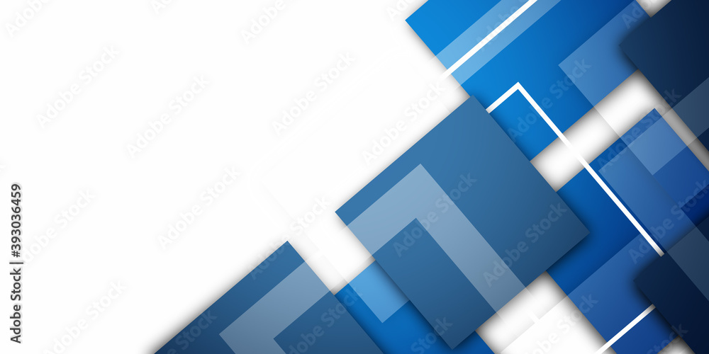 Obraz premium Abstract background with blue squares 