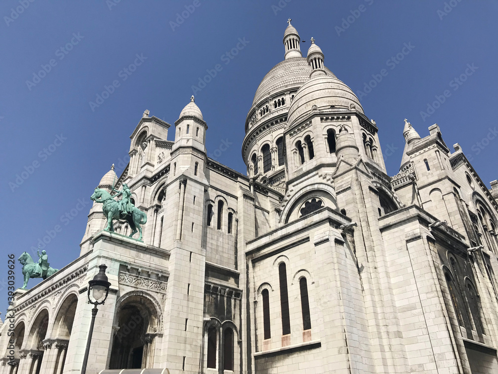 The Basilica of the Sacred Heart of Jesus in Paris, France
