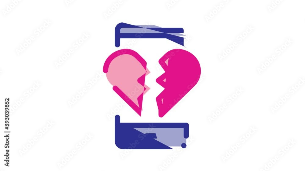 Dating App Elements Icon Animation Smartphone Mobile Dating Love Application . Profile Avatar, Like And Broken Heart Dating App Elements Icon Animation Smartphone Mobile Dating Love Application . Profile Avatar, Like And Broken Heart