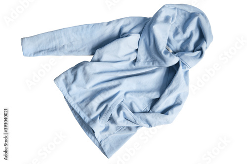 Blue sweatshirt isolated