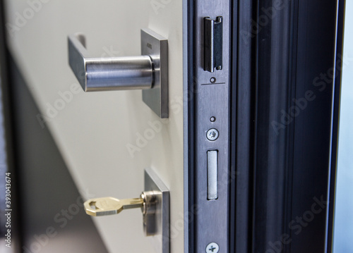 door with lock