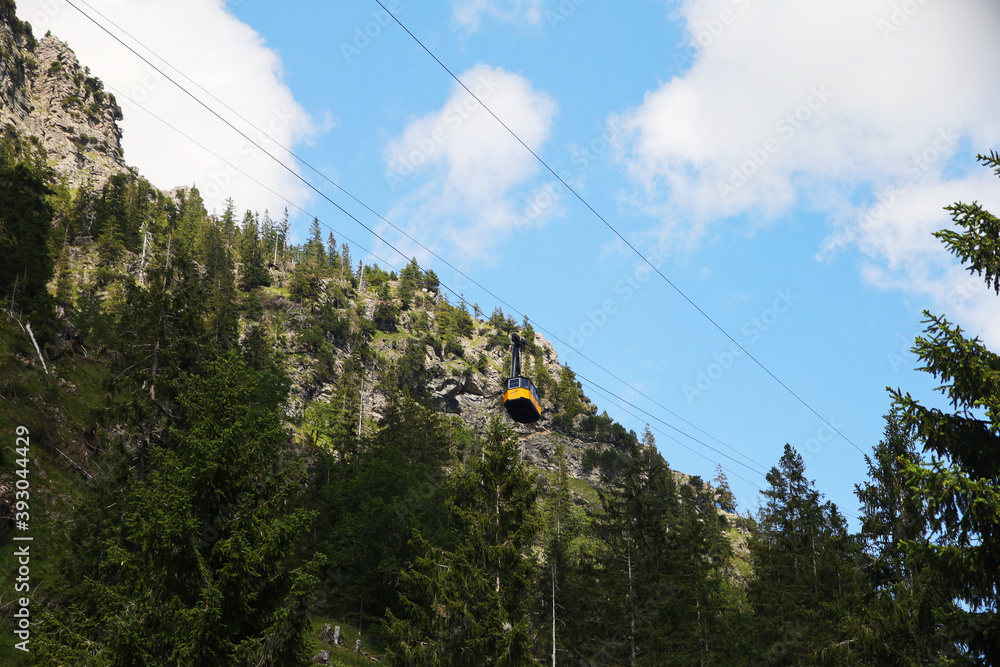 Nebelhorn cable car in Allgau, Germany