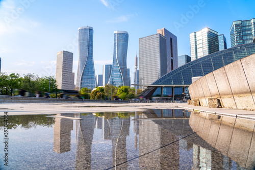 qianjiang new city central business district photo