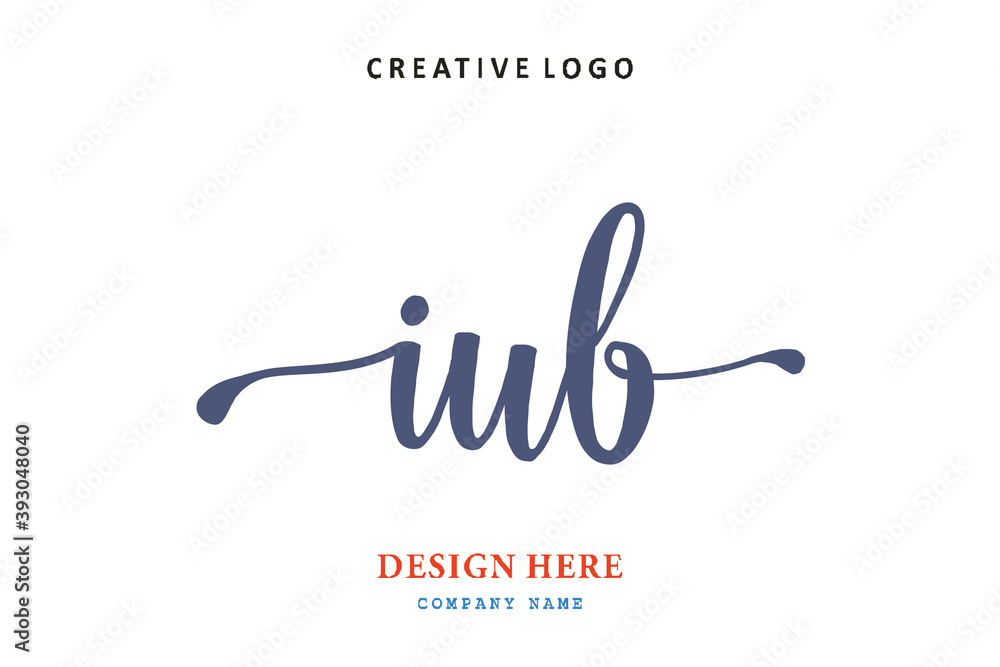IUB lettering logo is simple, easy to understand and authoritative IUB lettering logo is simple, easy to understand and authoritative