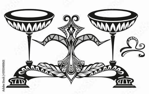  Libra zodiac sign.  Zodiac characteristic