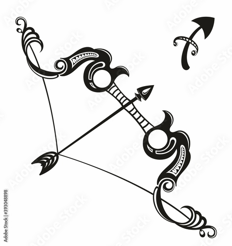 Sagittarius zodiac sign .Horoscope constellation