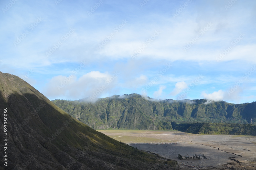 View from the top of Mount Bromo