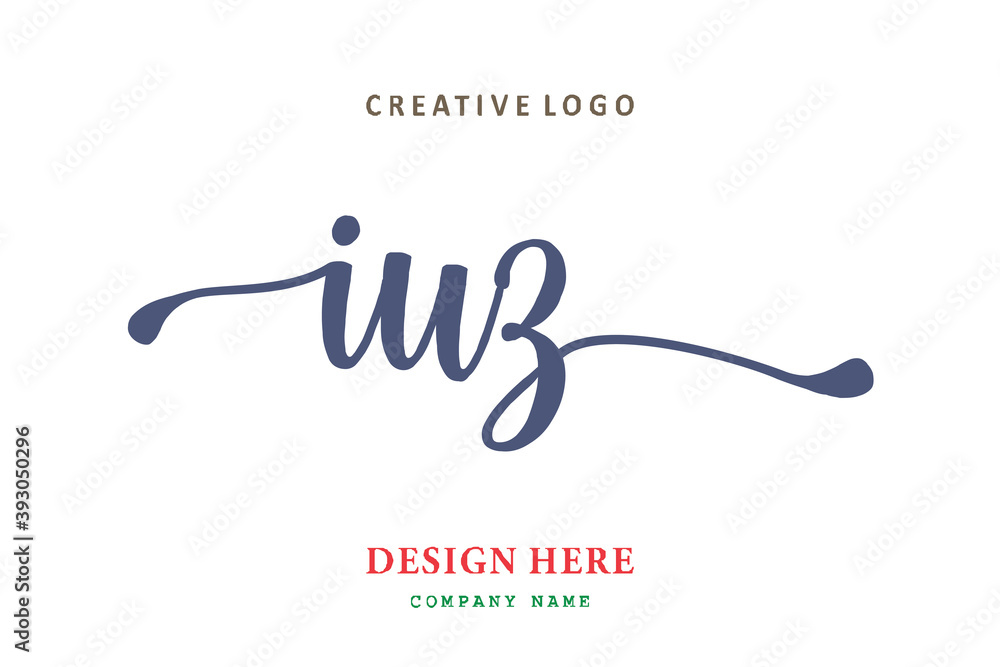 IUZ lettering logo is simple, easy to understand and authoritative IUZ lettering logo is simple, easy to understand and authoritative