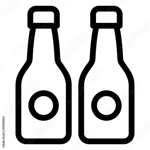 
Modern filled icon of sauces, spicy sauces 
