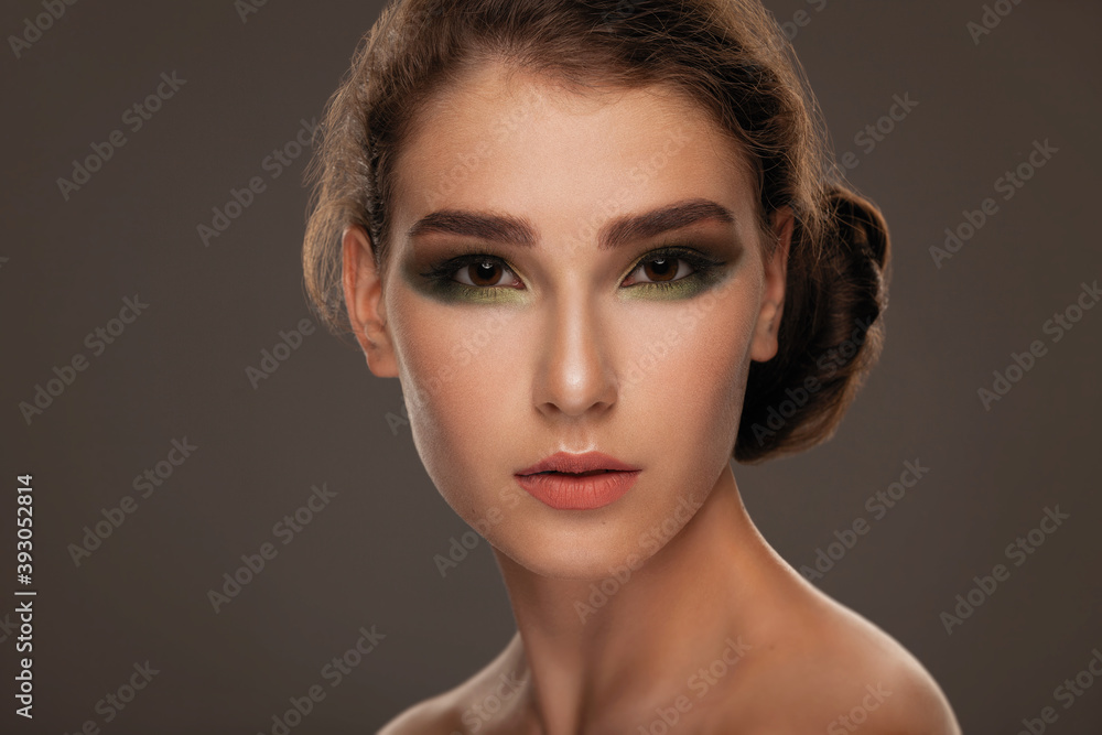 Portrait of a beautiful young girl with good skin Portrait of a beautiful young girl with good skin