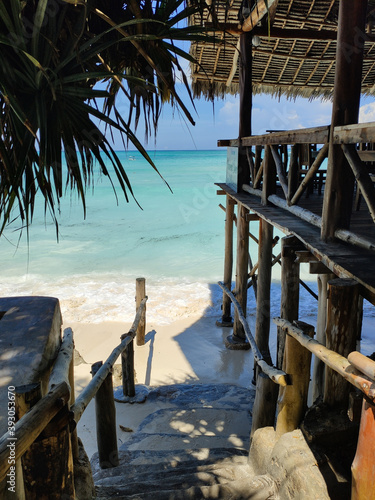 Stairs to the ocean