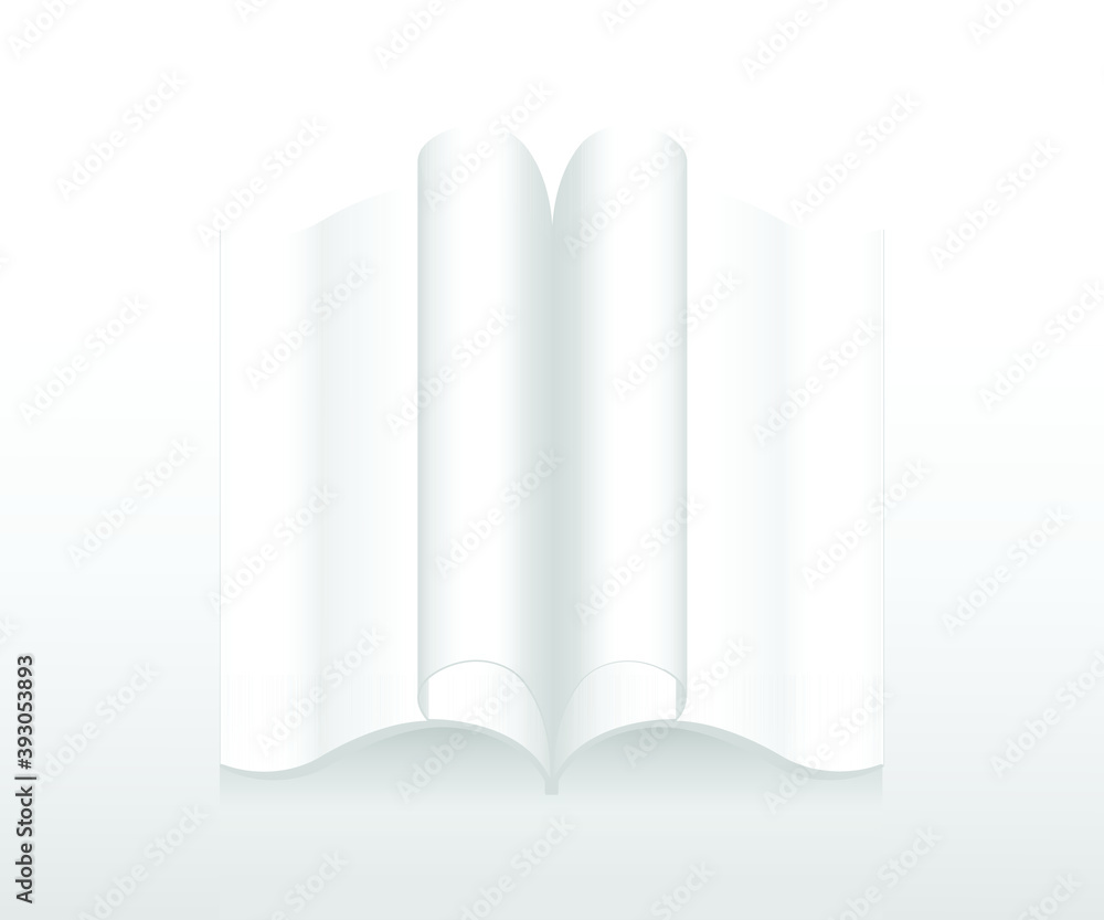 Libro Pagine Bianche Vettoriale Libro Pagine Bianche Vettoriale