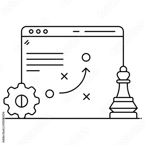 
Html source code of a web page, icon of program coding 
