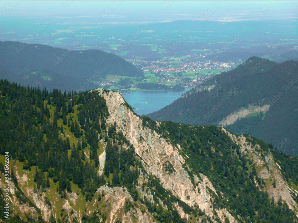 Mountain tour to mountain Aiplspitz in Bavaria, Germay