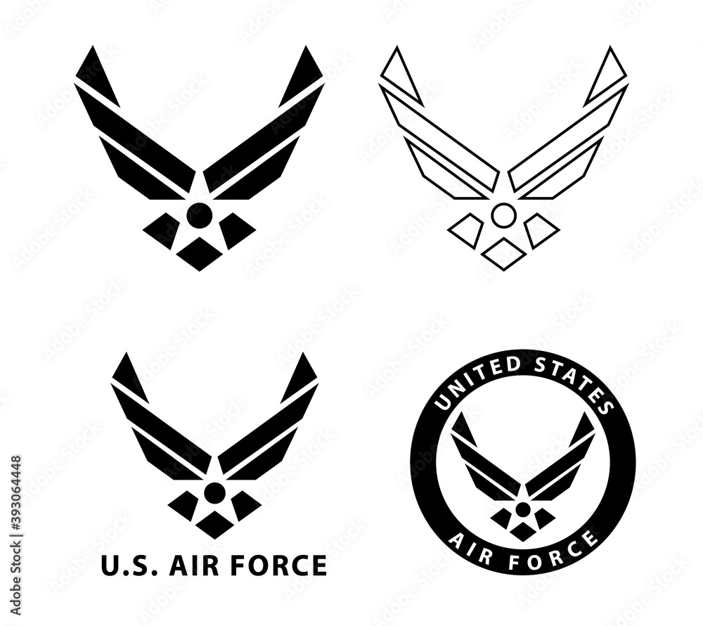 air force z czerwonym znaczkiem