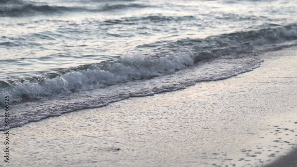 Dramatic sea sunrise. Burning sky and shining golden waves. 
