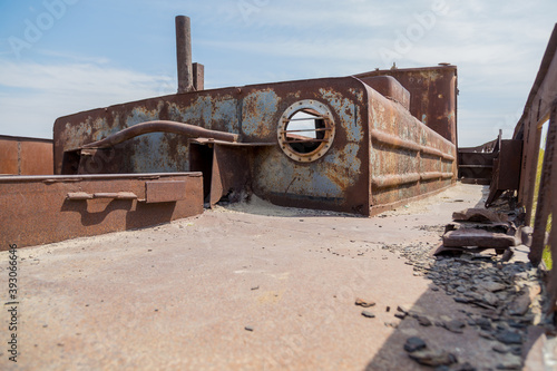 Aral sea boat detail