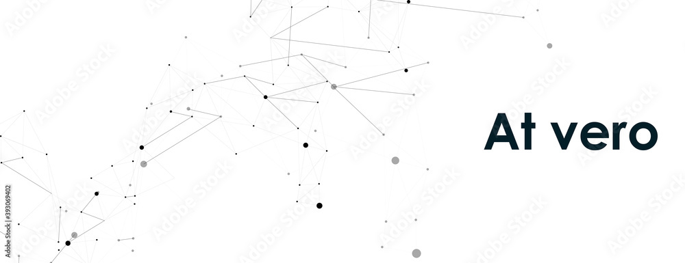 Connect dots background. Biology, science background. Technology concept. Low polygon design element