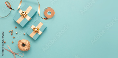 Seasonal gifts background
